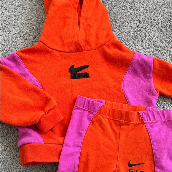 Nike Orange and Purple Kids Hoodie Set - Picture 4 of 4